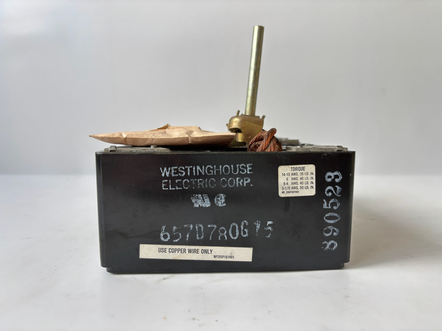 Westinghouse 6570780G15 Visi-Flex De-ion Switch 100 Amp Max