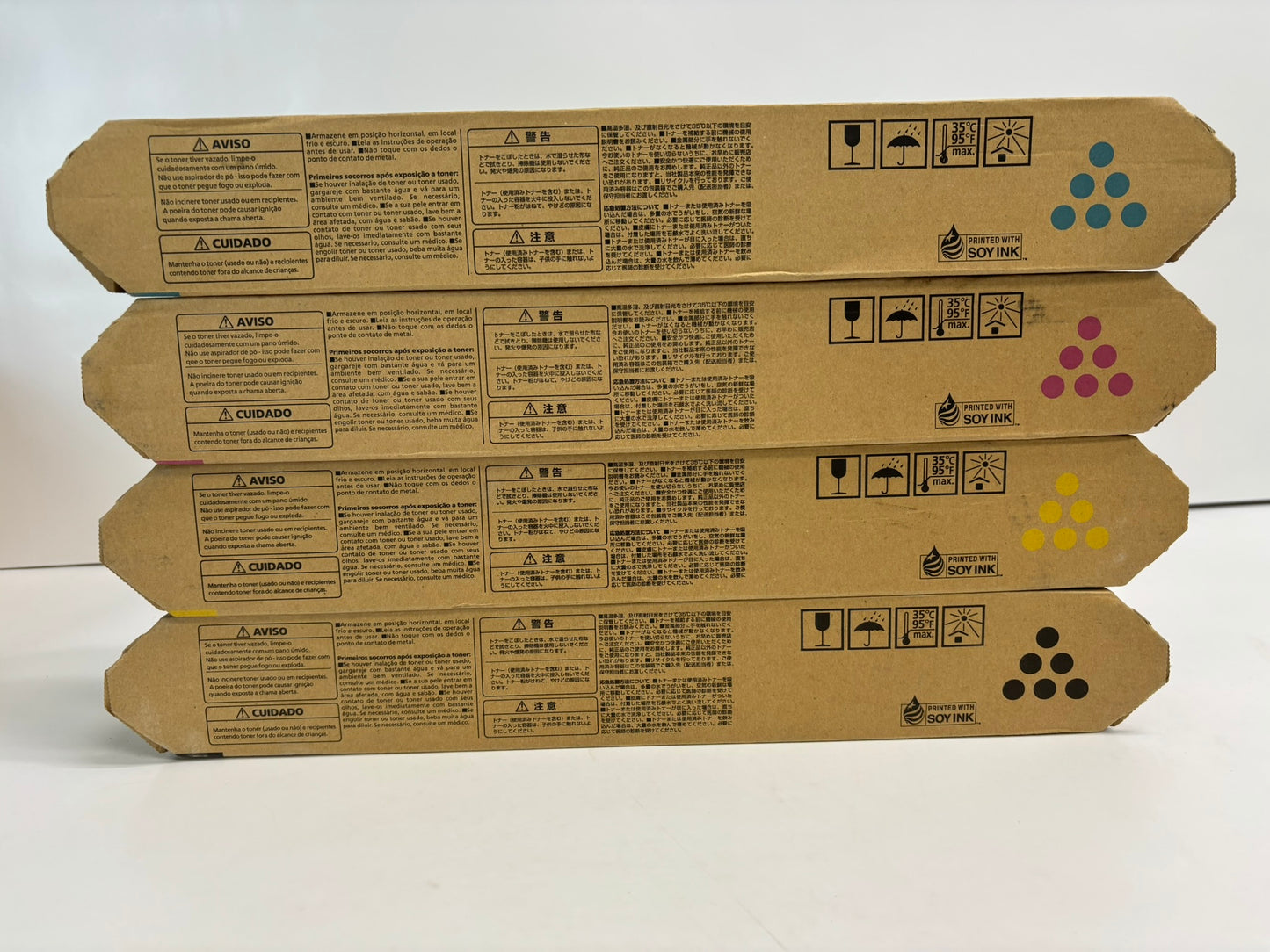 4 New OEM Ricoh IM C300, C400 CMYK Toners 842378,842379,842380,842381