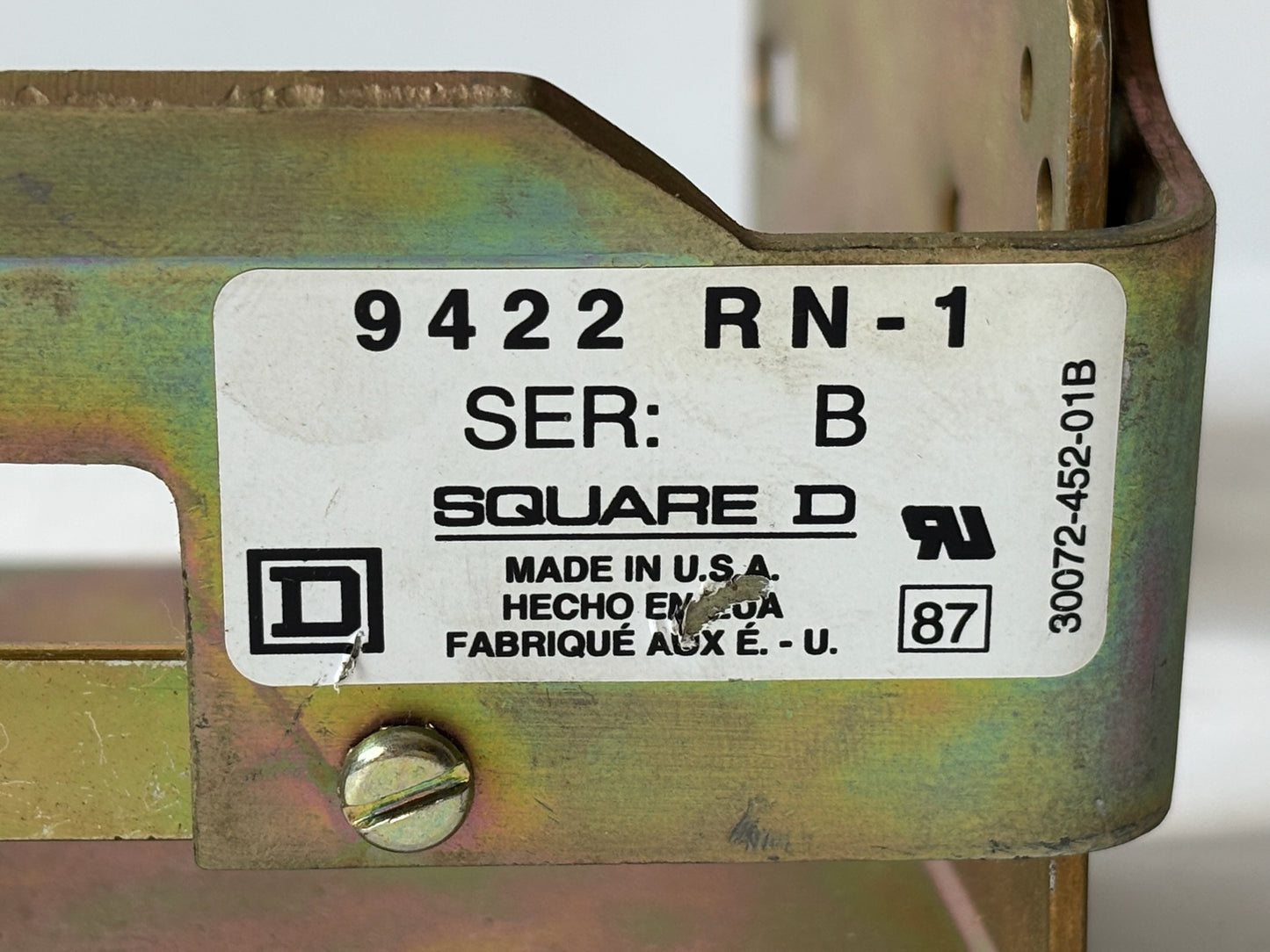 Square D 9422 ARN-21 100A Disconnect Mechanism for FAL/FCL/FHL Breakers