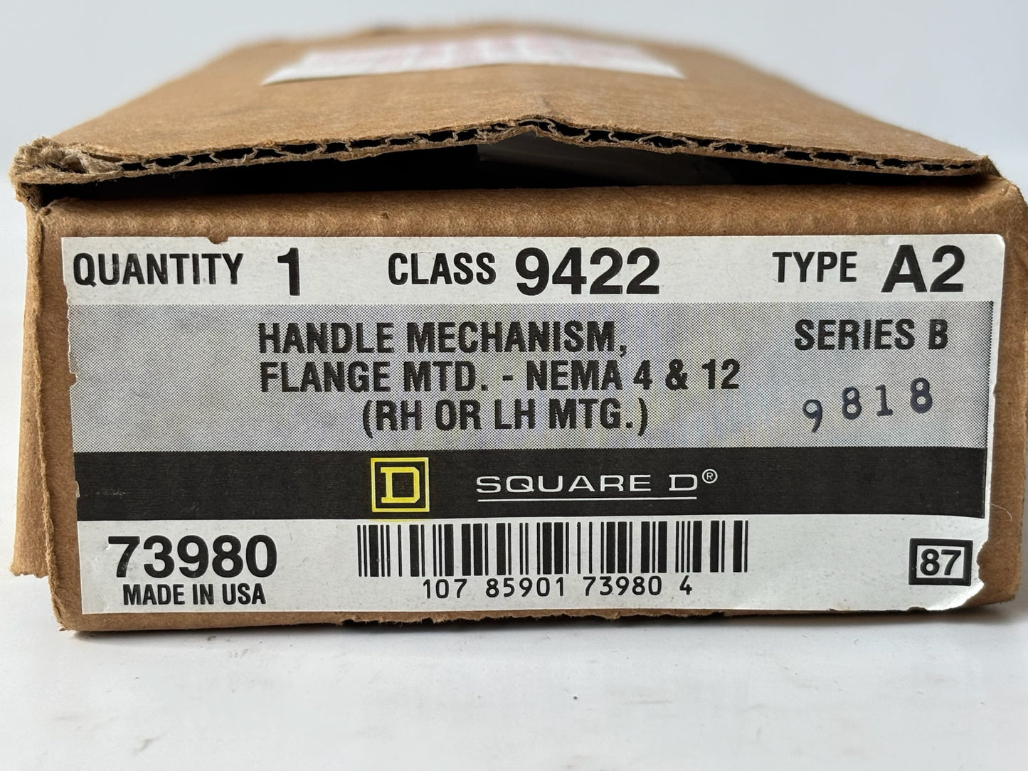 Square D 9422 ARN-21 100A Disconnect Mechanism for FAL/FCL/FHL Breakers