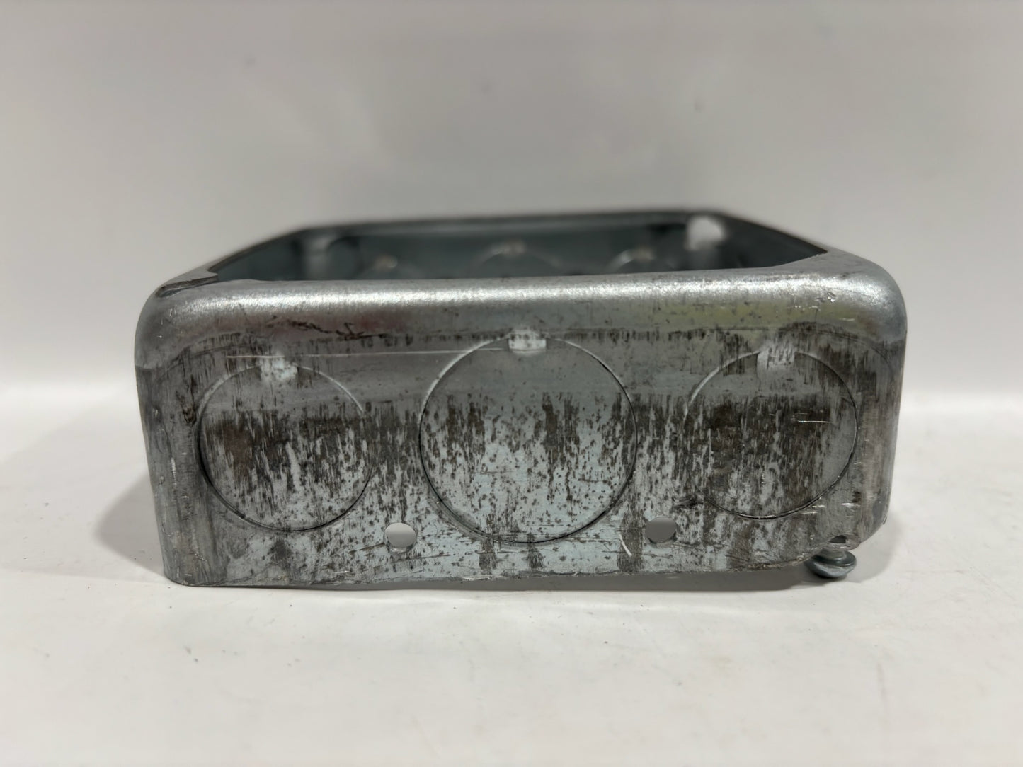 25 PK RAKO 203 Square Electrical Box With Side Knockouts 1-1/2" Depth