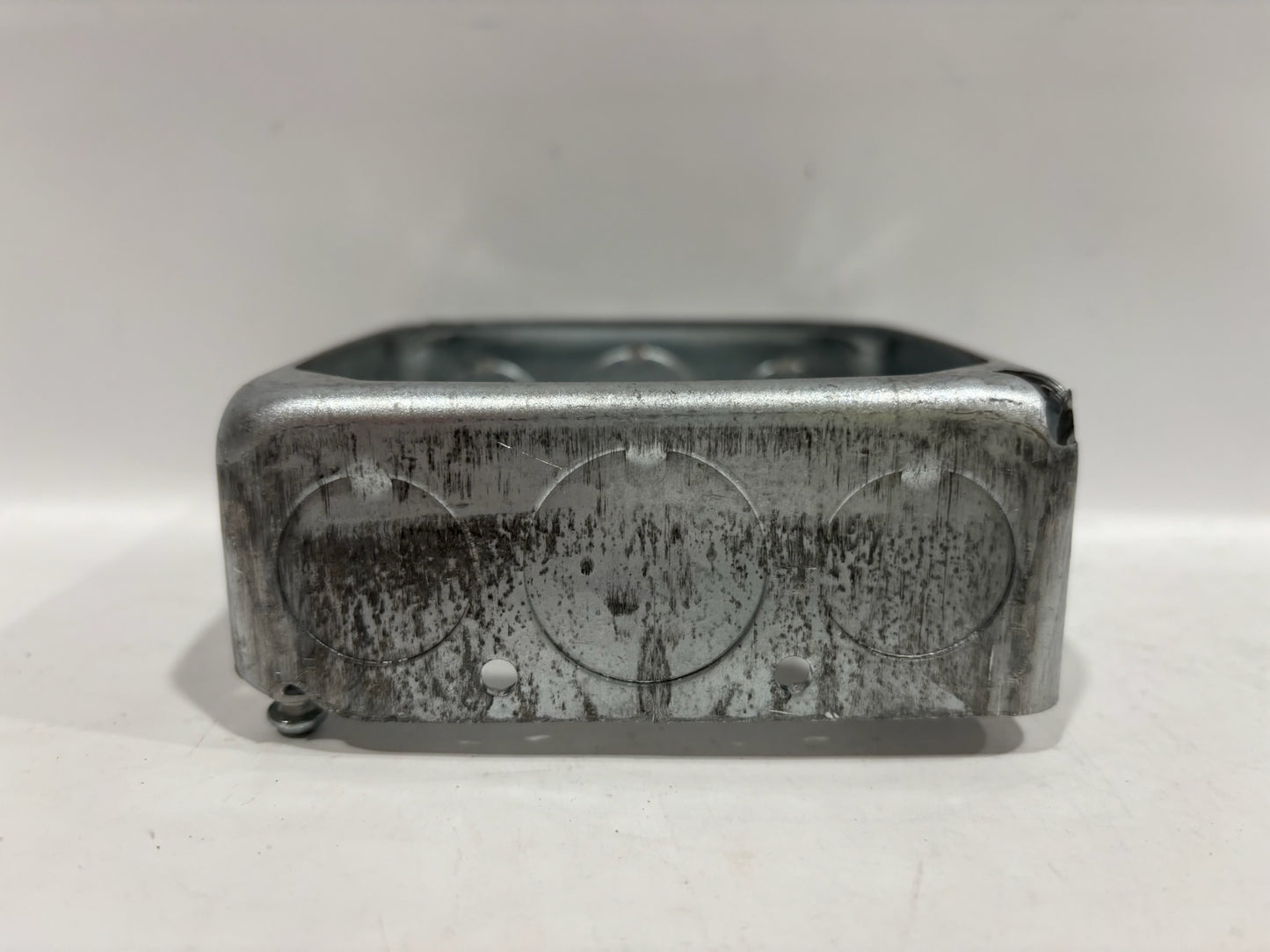 25 PK RAKO 203 Square Electrical Box With Side Knockouts 1-1/2" Depth