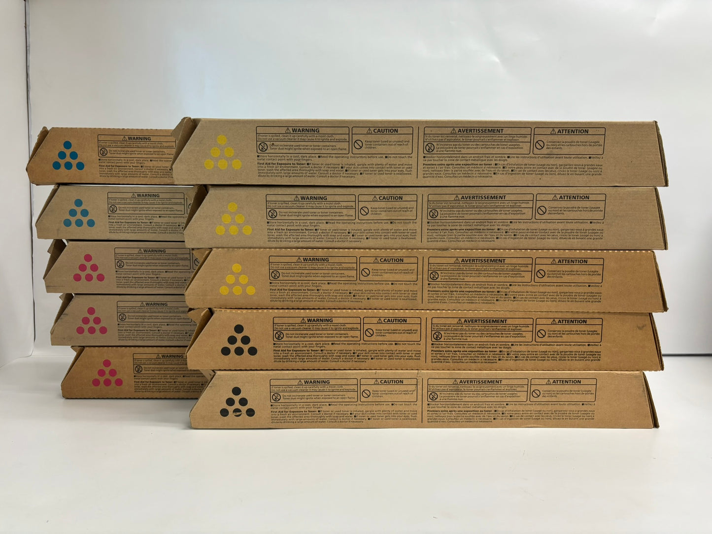 8 OEM Ricoh MP C2003,C2004,C2503,C2504 CMYK Toners 841918,841919,841920,841921