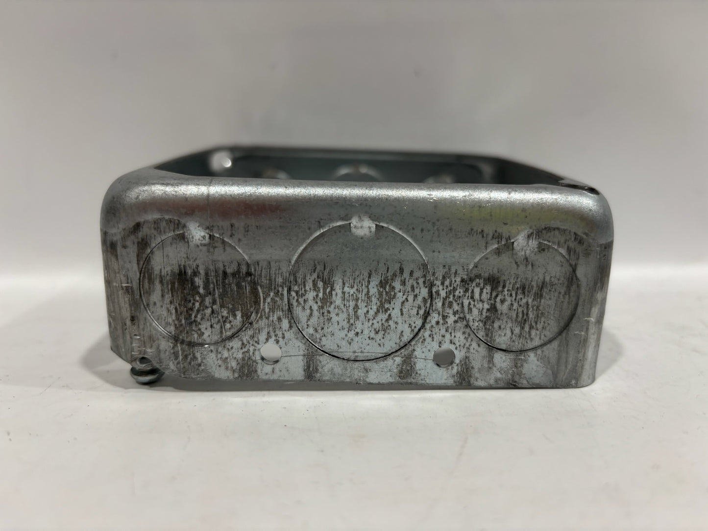 25 PK RAKO 203 Square Electrical Box With Side Knockouts 1-1/2" Depth