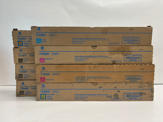 8 Cosmetic OEM Konica Minolta BH C360i,C450i,C550i,C650i TN626 CMMYYKKK Toners