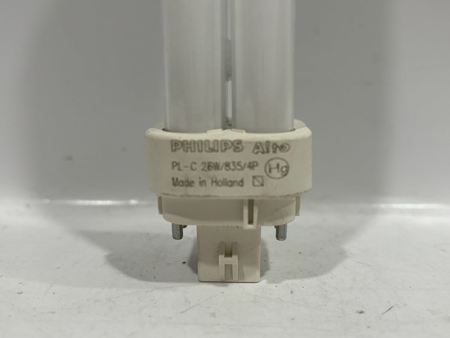 6 PK Philips PL-C 26W/835/4P Flourescent Lamp Double Tube 4 Pin Base