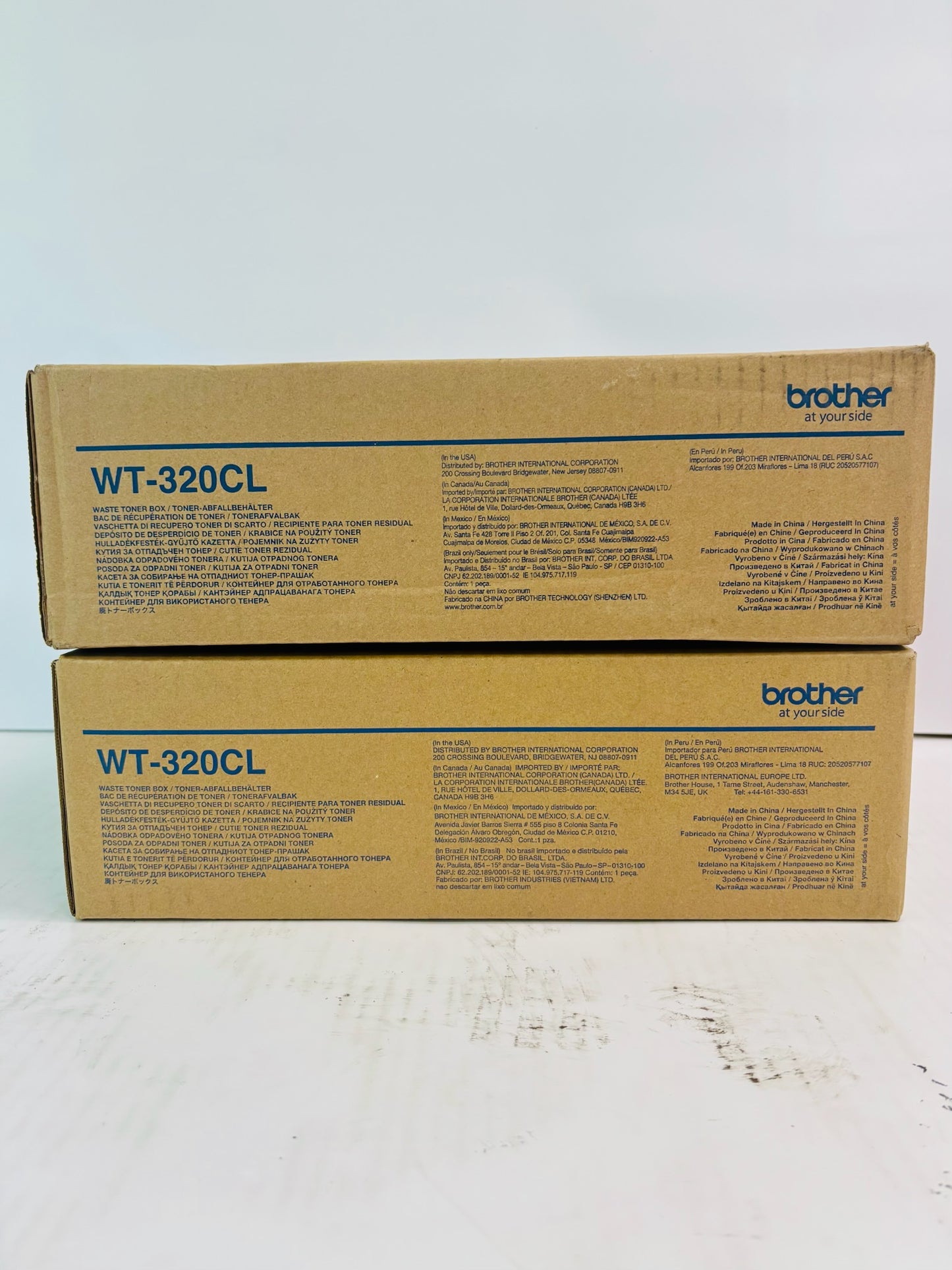 2 Genuine Brother HL-L8250CDN, HL-L8260CDW Waste Toner Box WT-320CL