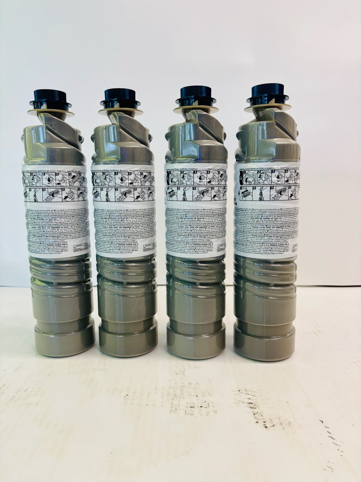 4 Genuine Ricoh MLP150DN, LP150DN Black Toner 820076
