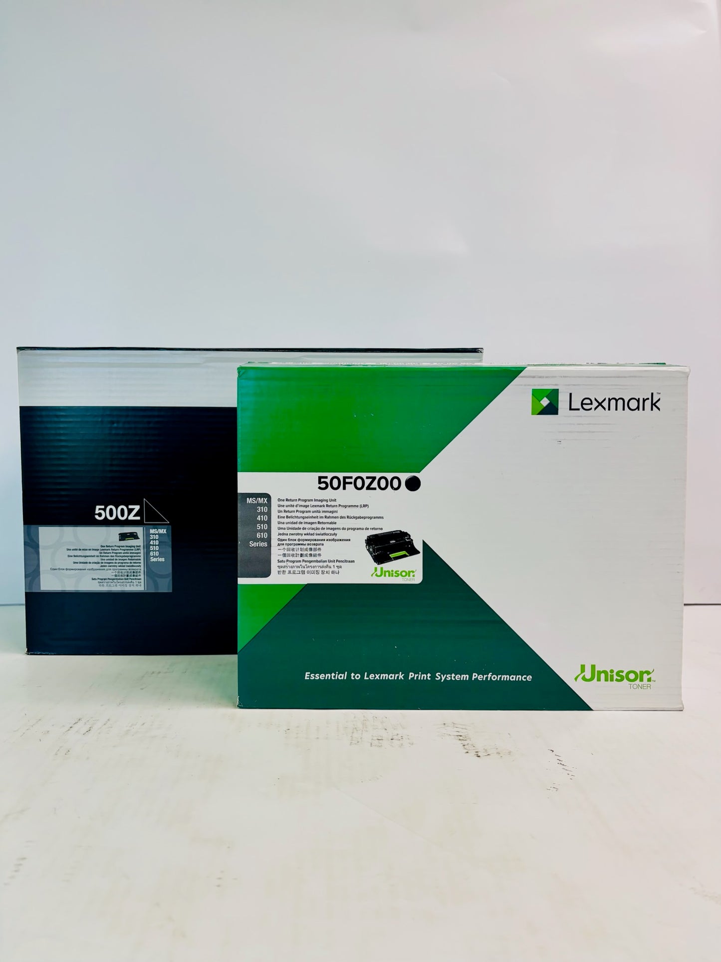 2 Genuine Lexmark MS310d, MS310dn Black Imaging Unit W/ Dust Filter 50F0Z00