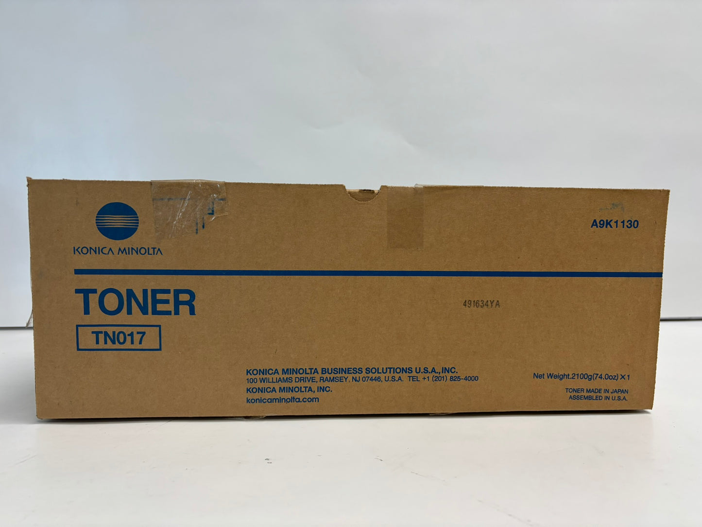 New OEM Konica Minolta AccurioPress 6120,6136,6136P Black Toner TN017/ A9K1130