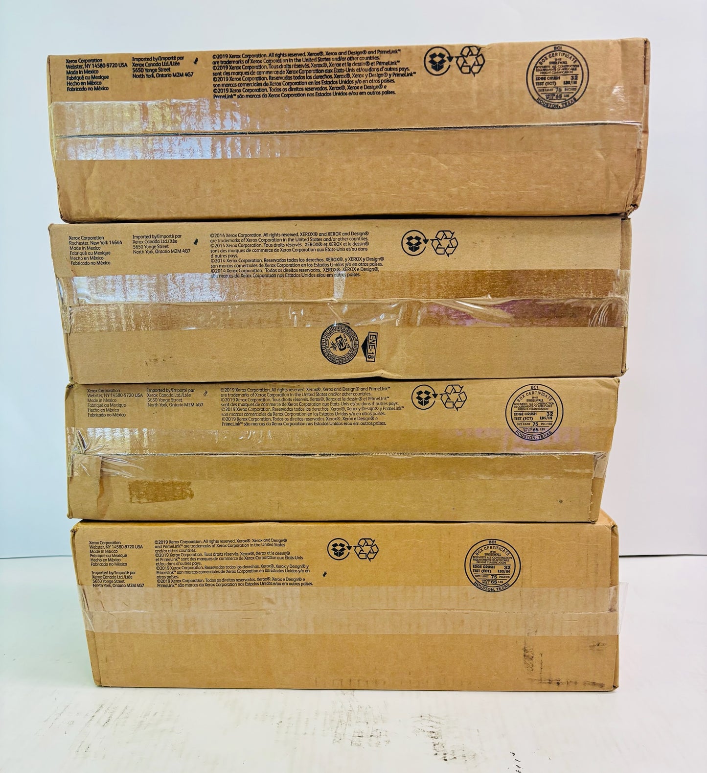 4 Open Genuine Xerox Color 550,560,570 Color & Black Drum 0013R00663,0013R00664