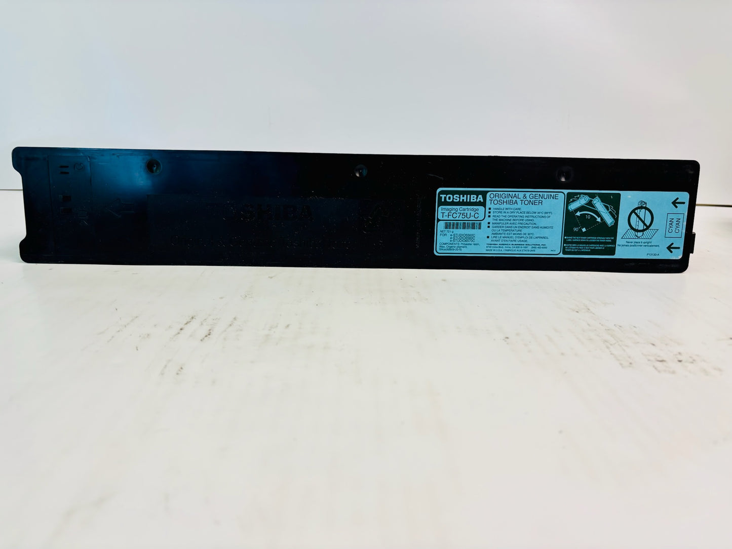 4 Genuine Toshiba e-STUDIO 5560C,6560C,6570C Cyan & Magenta Toner T-FC75U CCMM