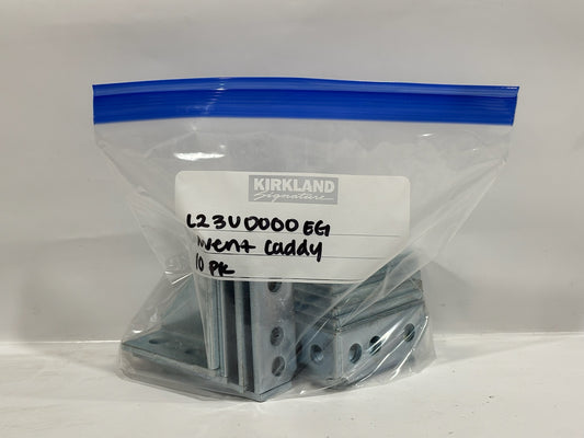 10 PK Nvent Caddy L23U0000EG 3-3-1 Hole Corner Gusset Electrogalvanized