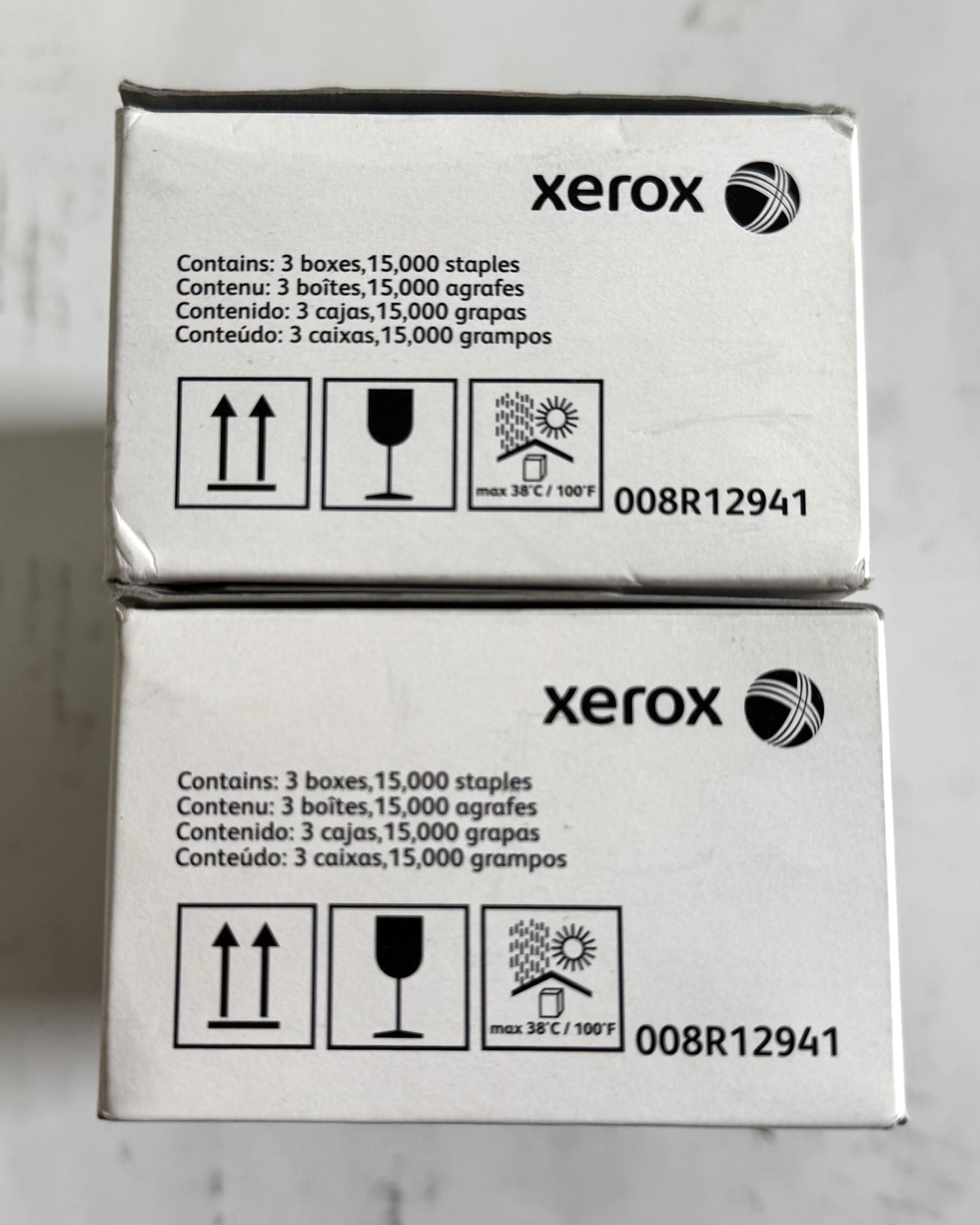 2 OEM Xerox Color 550,560,C60,C75 Printer Refill Staple Cartridge 008R12941