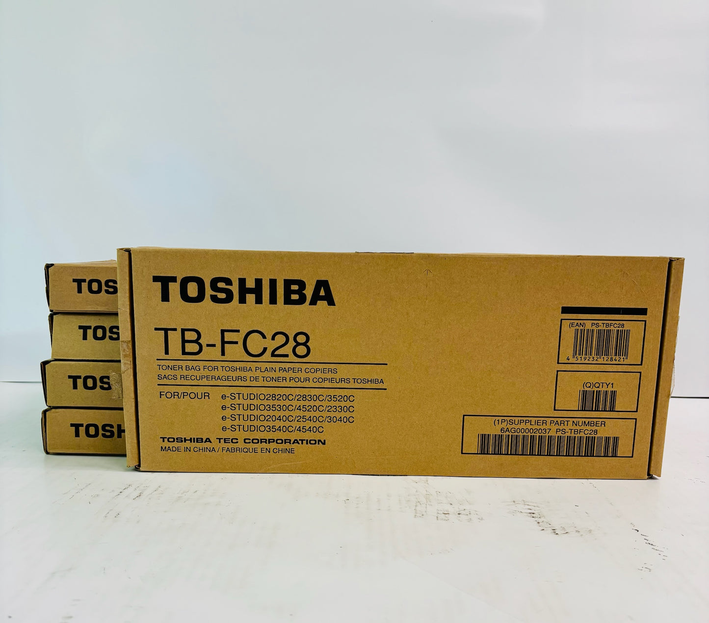 5 Genuine Toshiba E STUDIO 2020C, 2040C, 2330C Waste Toner Container TB-FC28