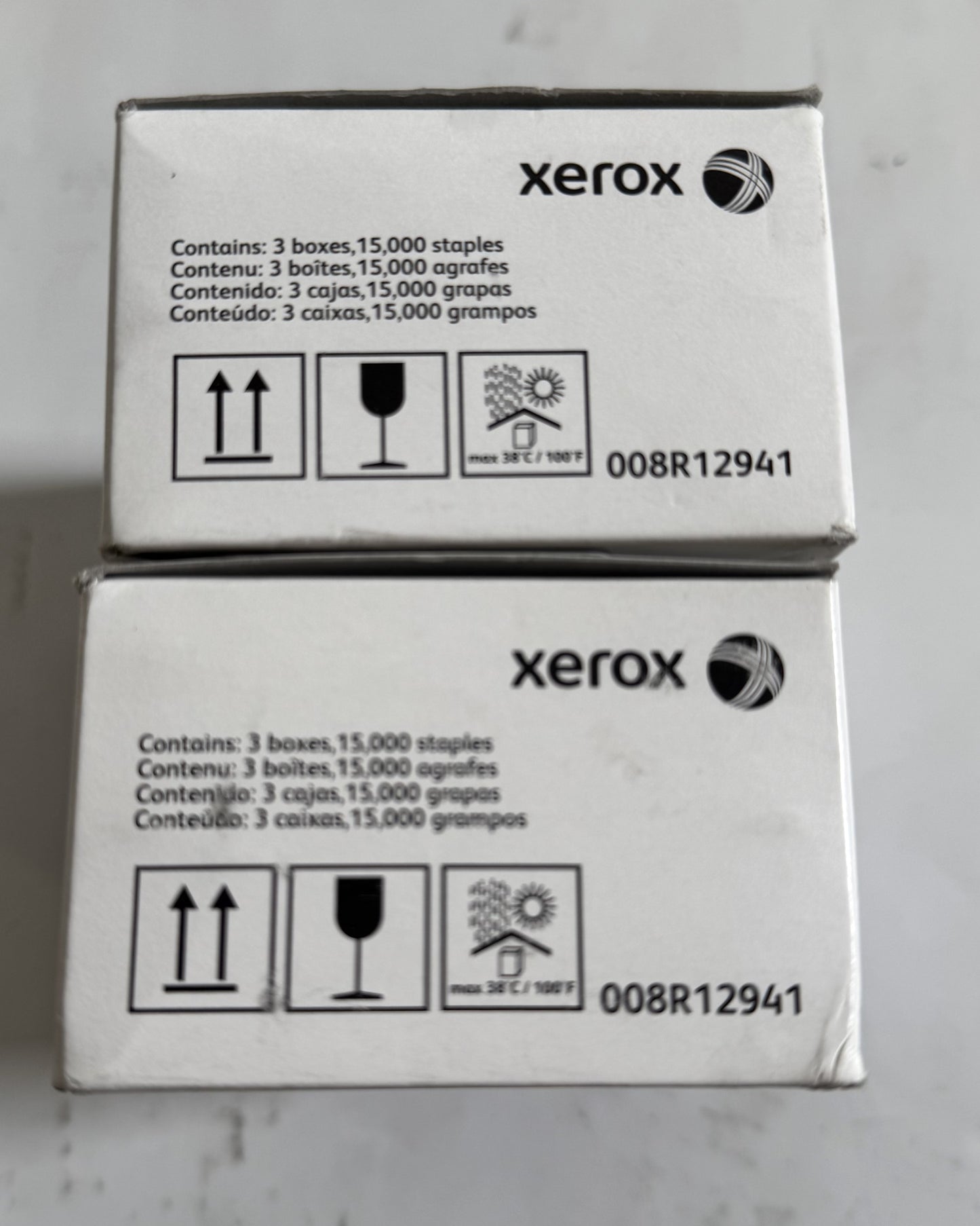 2 OEM Xerox Color 550,560,C60,C75 Printer Refill Staple Cartridge 008R12941