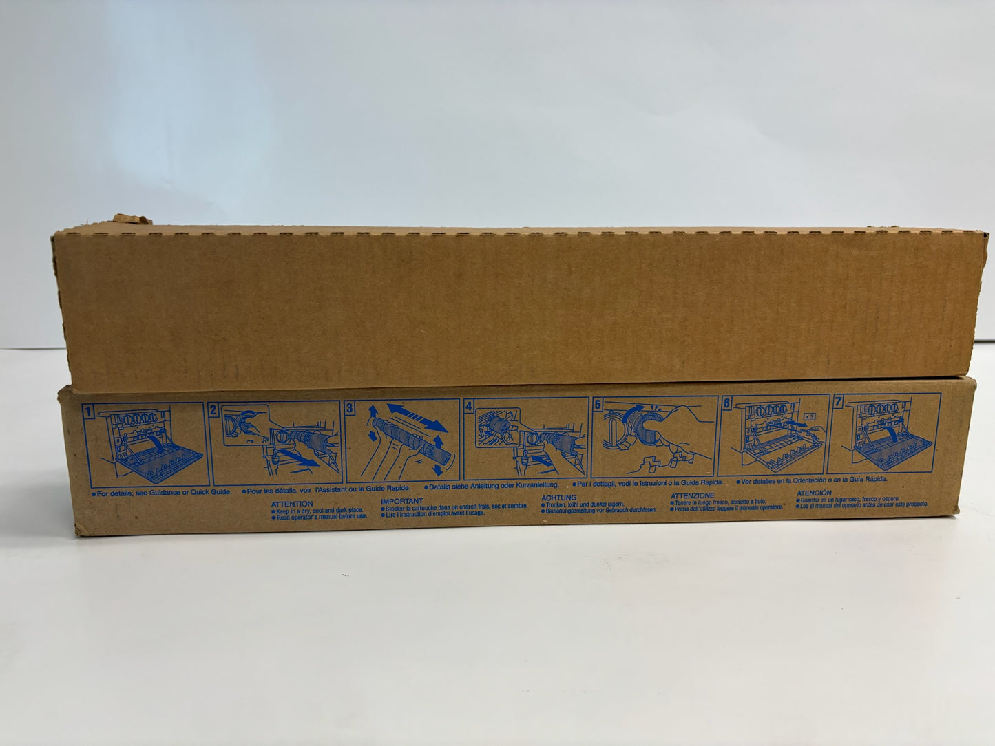 2 New OEM Konica Minolta Bizhub C224,C224e,C284 TN321AC & TN321K Toners