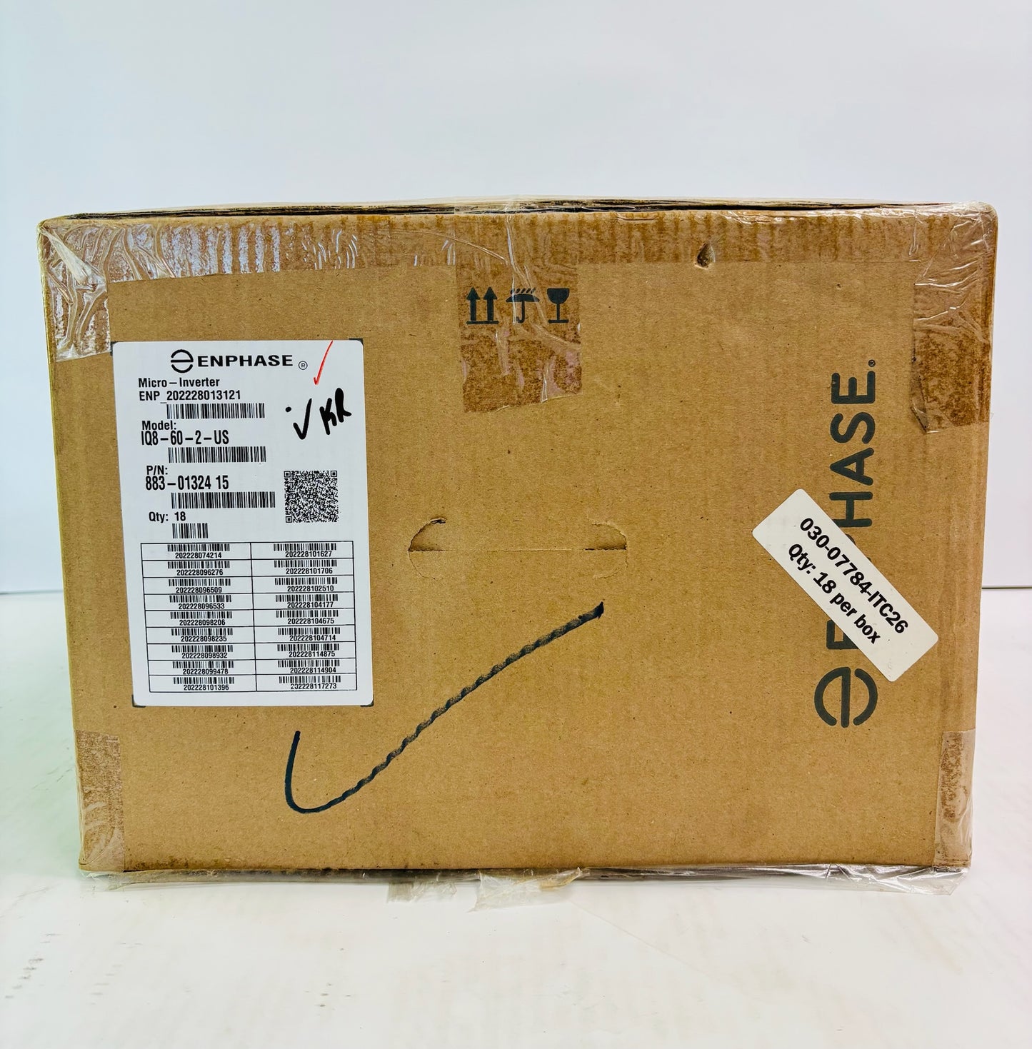 18 Pk Enphase IQ8-60-2-US 245W Microinverter – High-Efficiency Solar Panel Inverter
