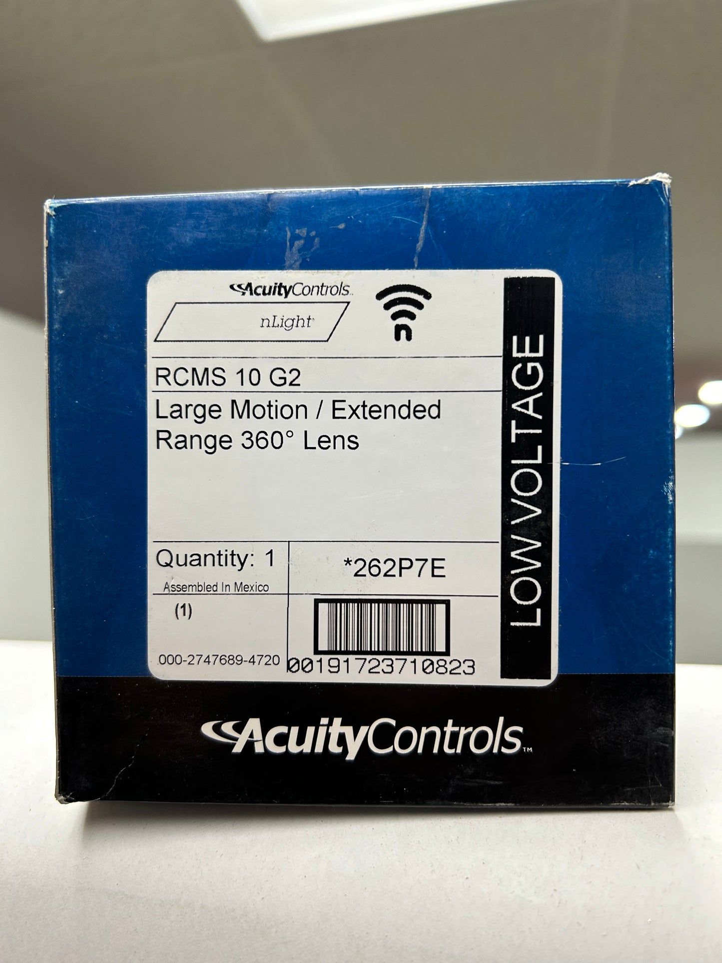 nLight Acuity Controls NCM PDT 10 RJB Low Voltage Ceiling Mount Motion Sensor