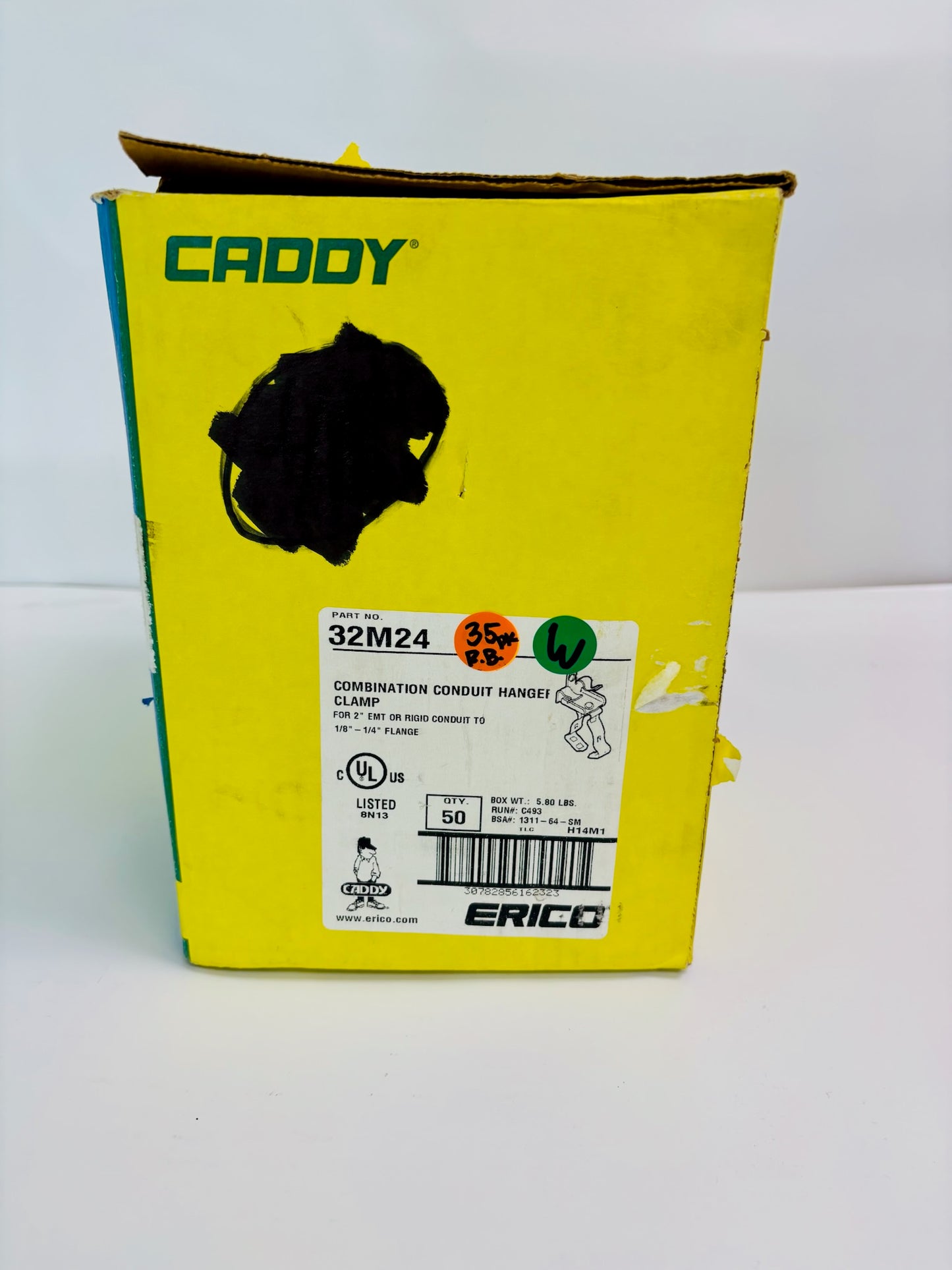35 Pk nVent Caddy 32M24 Combination Conduit Hanger Clamp for 2″ EMT