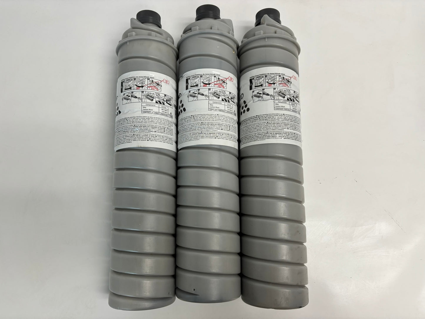 3 New Genuine Ricoh Aficio 1060,1075,2051 Type 6110D Black Toners 841332(6110D)