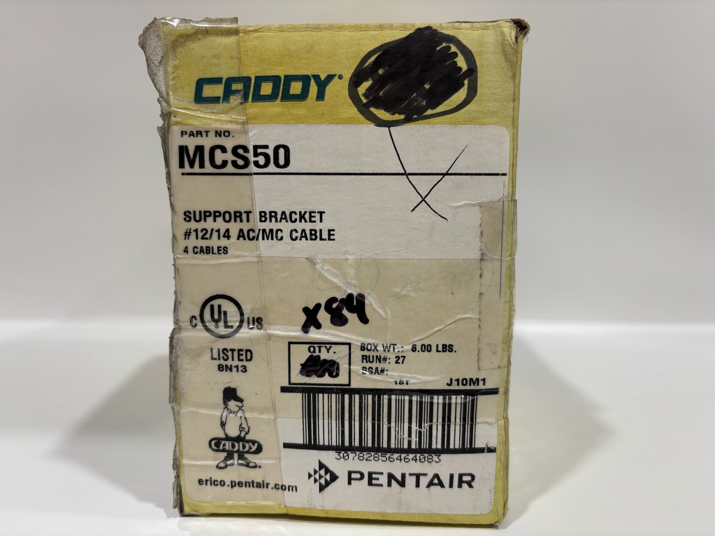 84 PK Erico Caddy MCS50 Support Bracket #12/14 AC/MC Cable