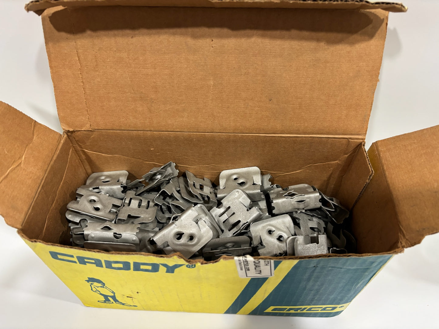 91 PC Erico Caddy 2FMP28 Multi Purpose Clip For Flanges 1/2" Thickness