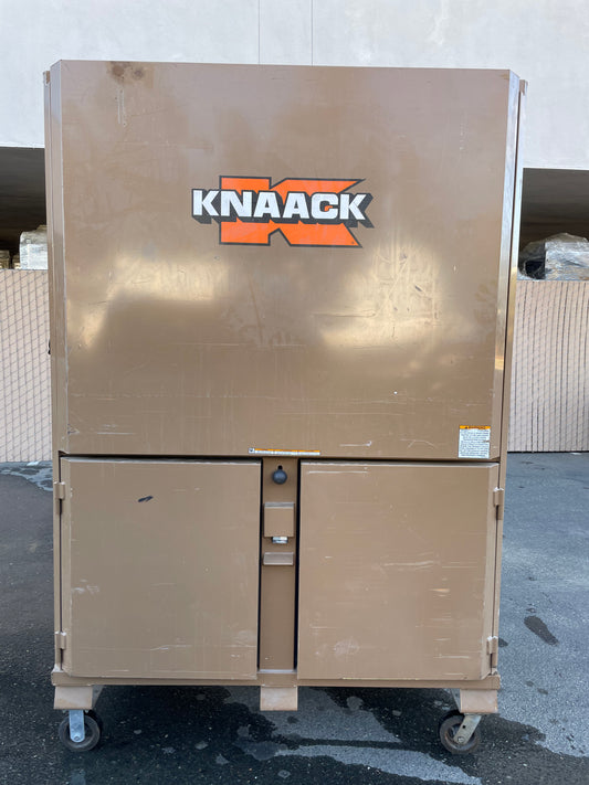 KNAACK Metal Box (119-02) Jobsite Field Office, Tan, 60" W x 44" D x 82-1/2" H