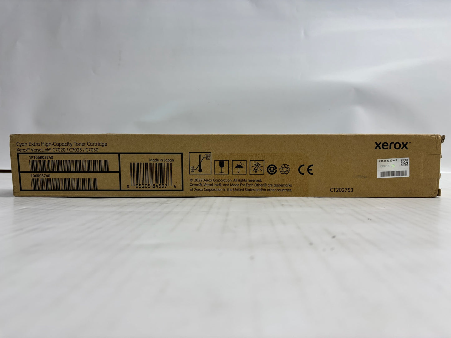 New Genuine Xerox VersaLink C7020 C7030 Cyan EXTRA High Capacity Toner 106RO3740