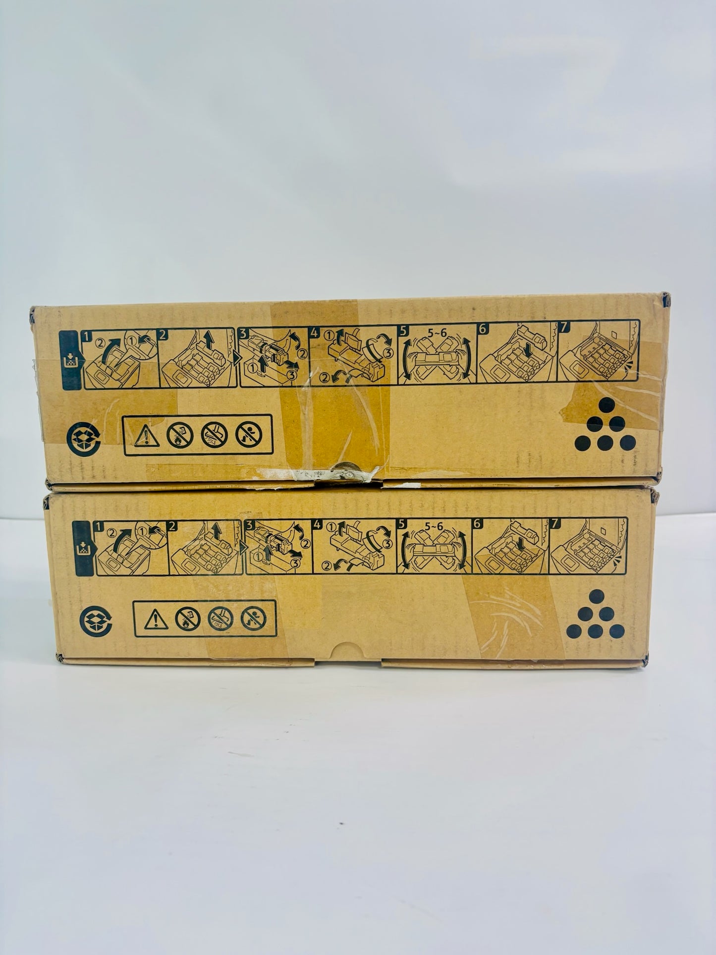 Lot Of 2 Genuine Ricoh SP C360DNW, C360SFNw Black Toner 408176 (Bad Box)