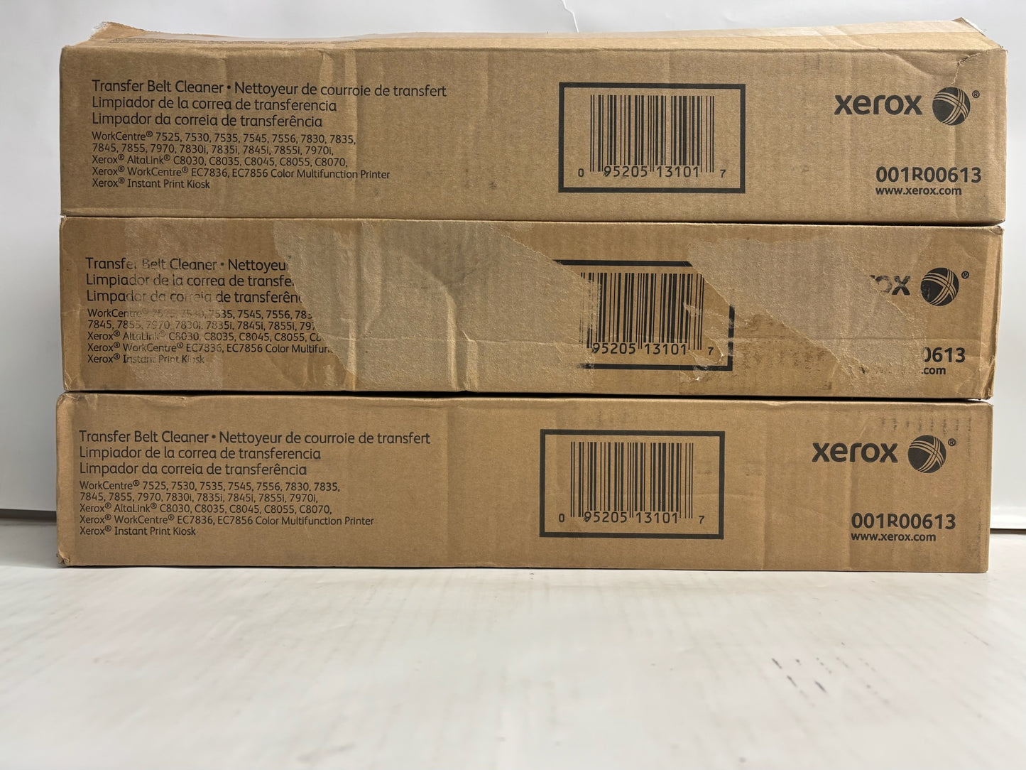 3 New Open Genuine Xerox C8030,C8070 Transfer Belt Cleaner 001R00613 (042K94474)