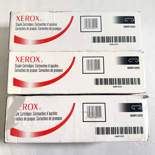 3 OEM Xerox C8000,DC242,EC7836,D136,D95A Booklet Maker Staples 008R12925