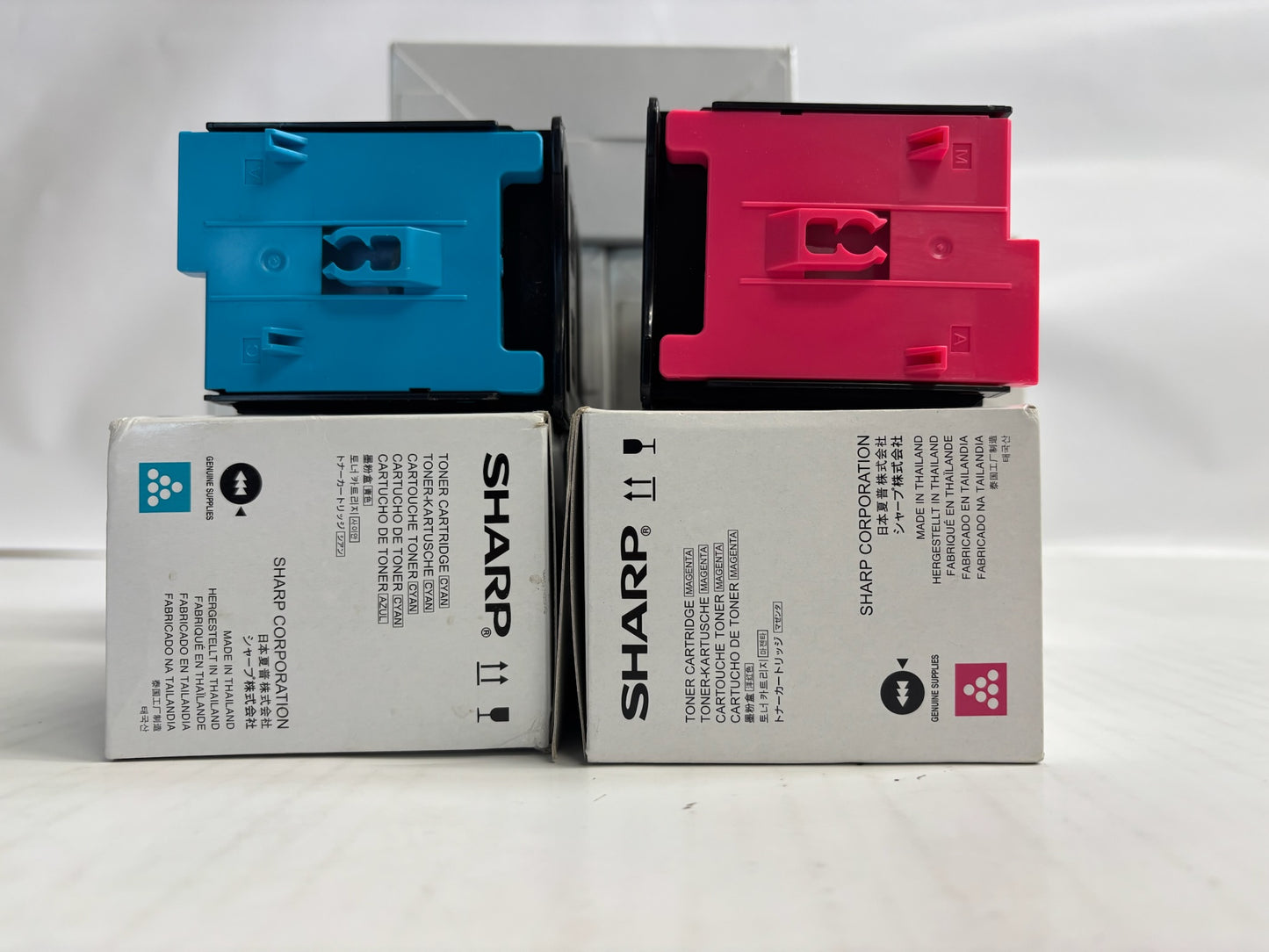 7 New Open Genuine Sharp MX-C250,C300P,C300W CCMYYKK Toners MX-C30NT