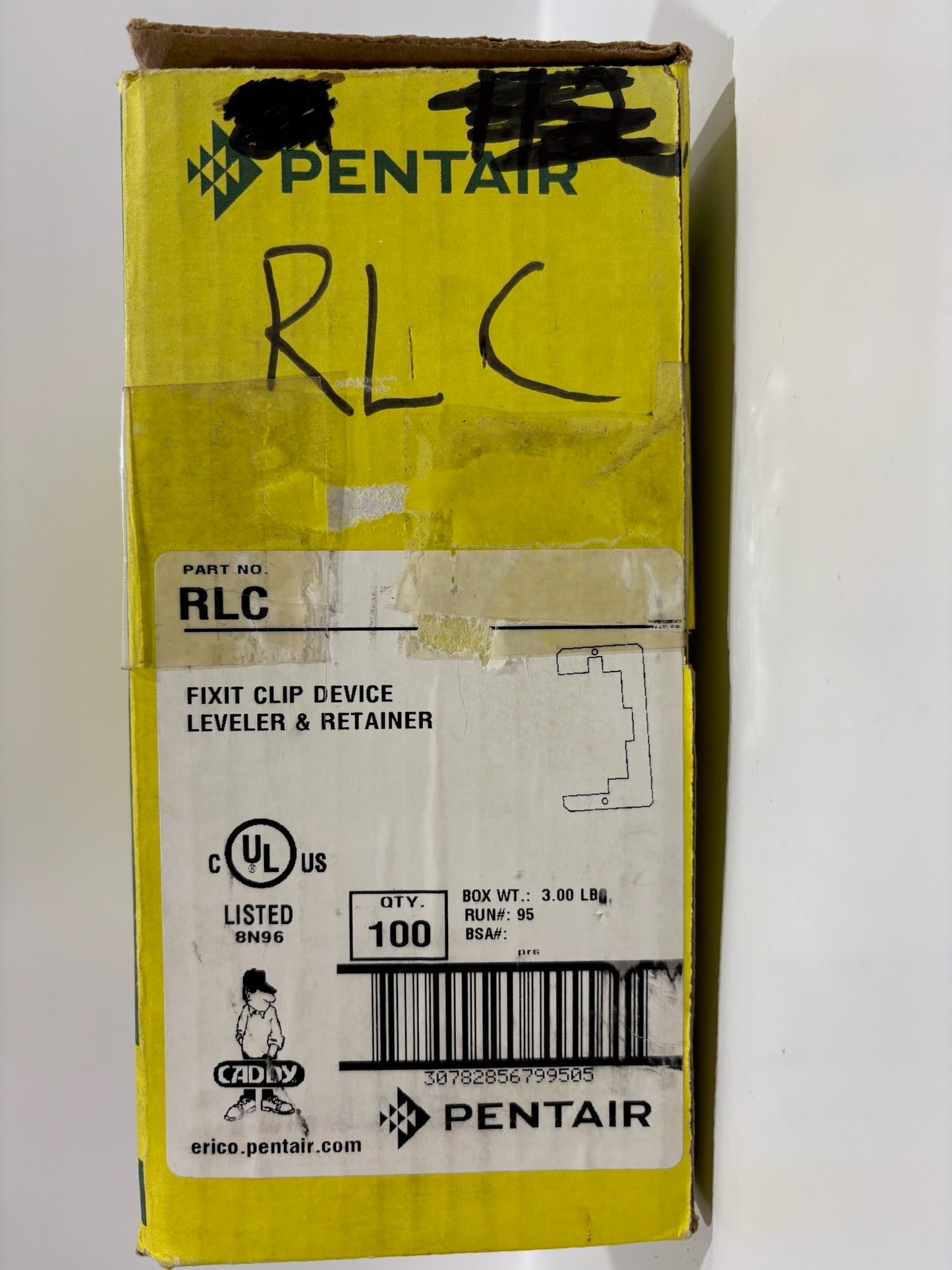 100 PK Erico Caddy RLC Fixit Clip Device Lever And Retainer