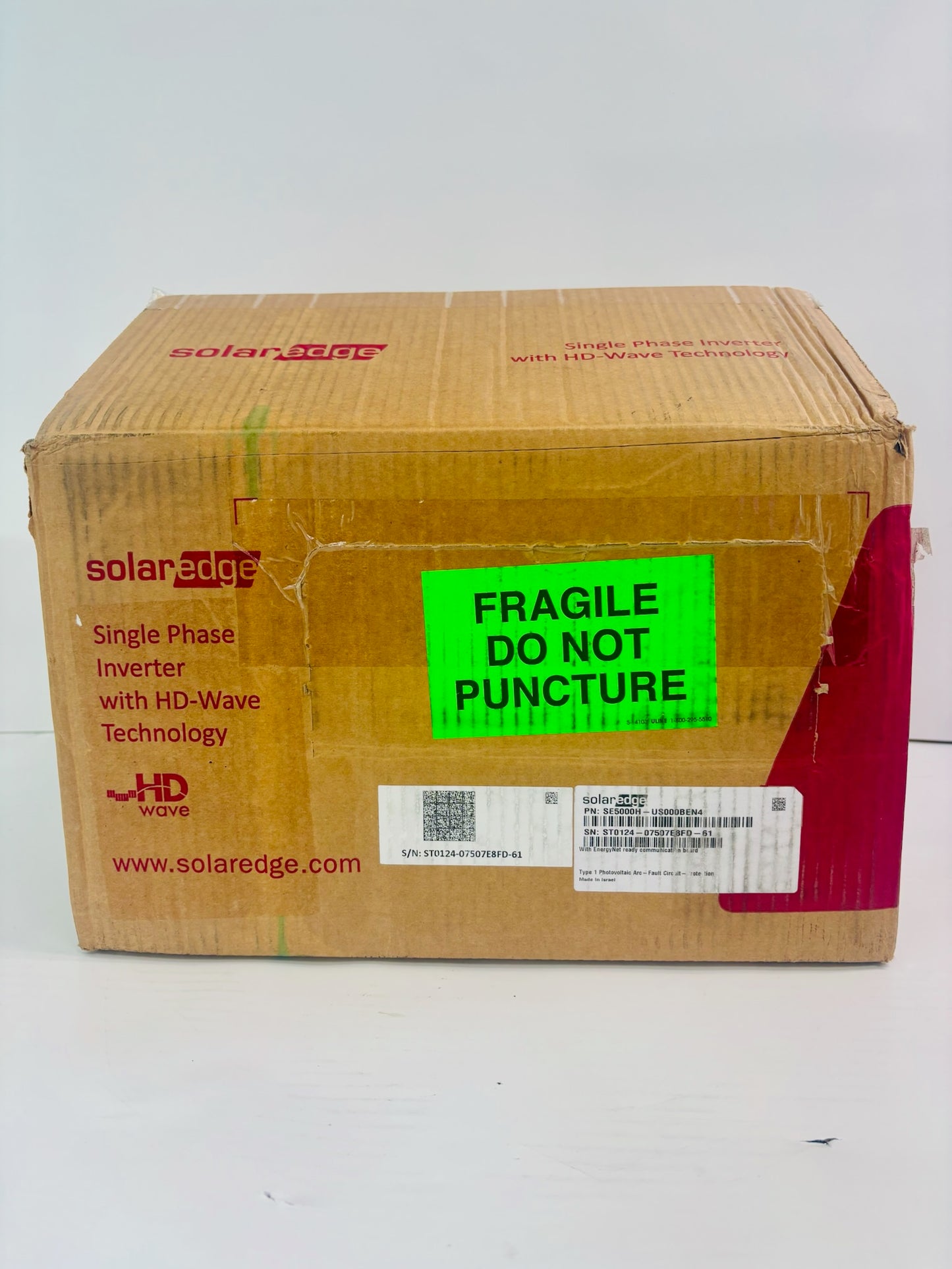 SE5000H-US000BEN4 SolarEdge Inverter –  High Efficiency (No DC disconnect)