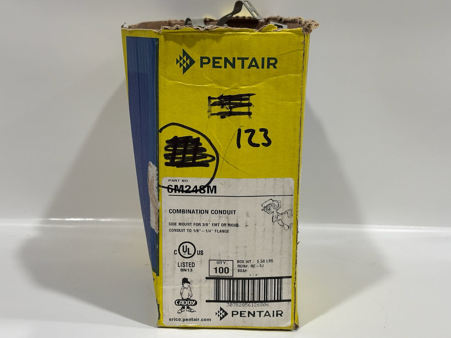 123 PK Erico Caddy 6M24SM Combination Conduit Side Mount For 3/8" EMT