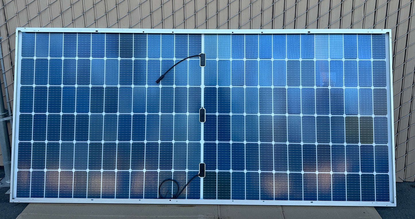 25 PC Qcells 595W Bifacial Steel Frame Solar Panel Q.PEAK DUO RSF XL-G11S.3/BFG