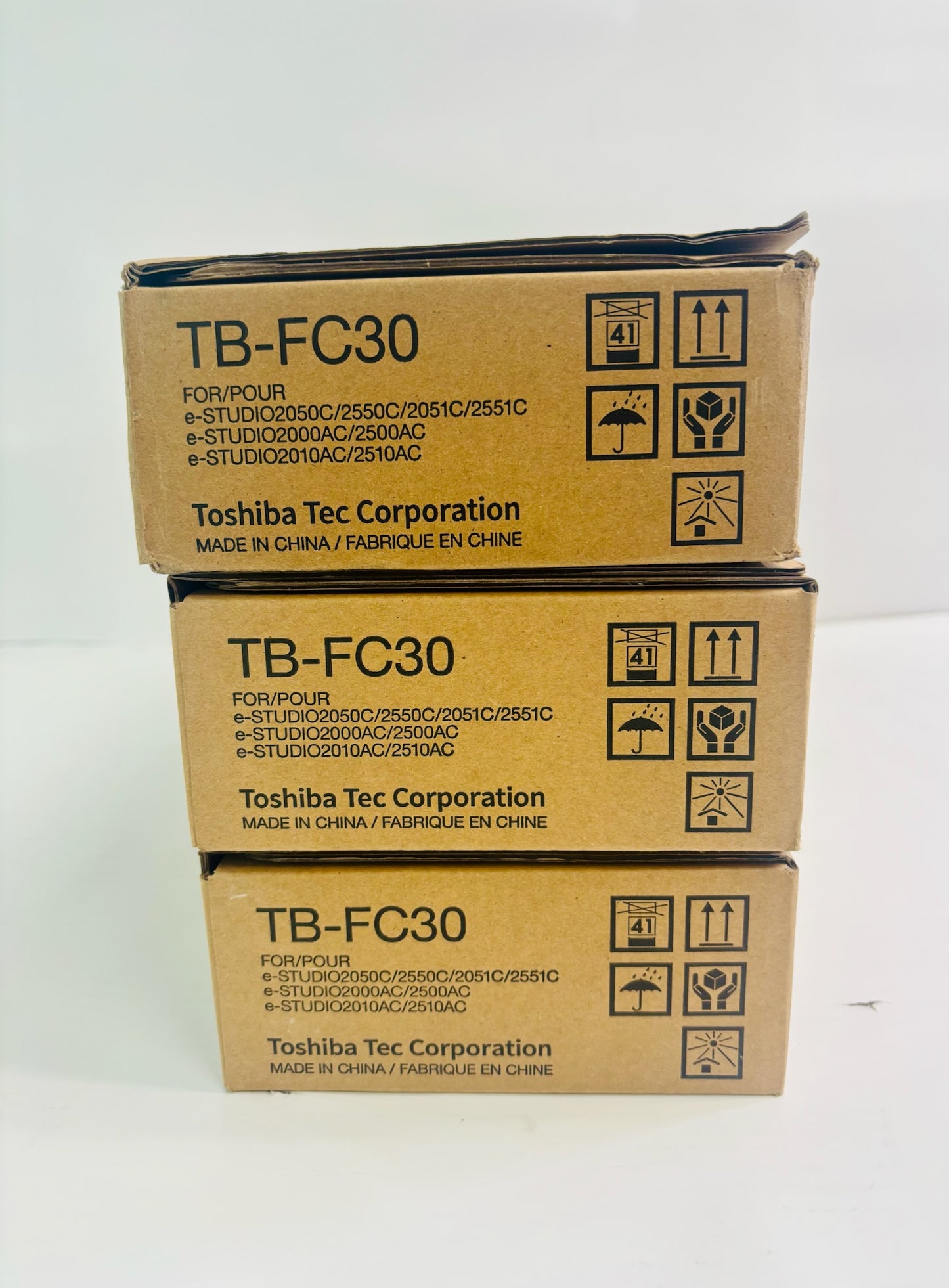3 Genuine Toshiba E STUDIO 2050C, 2051C Waste Container TB-FC30