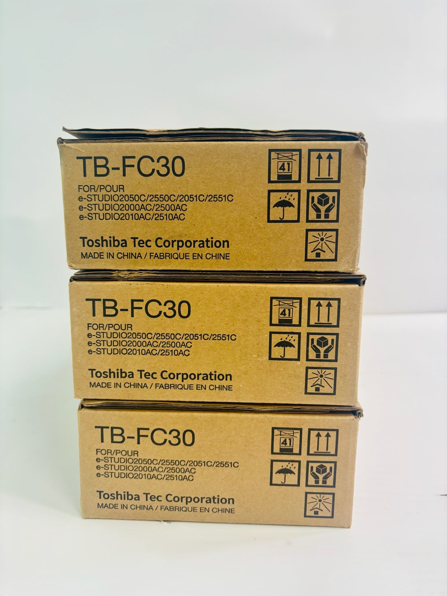 3 Genuine Toshiba E STUDIO 2050C, 2051C Waste Container TB-FC30