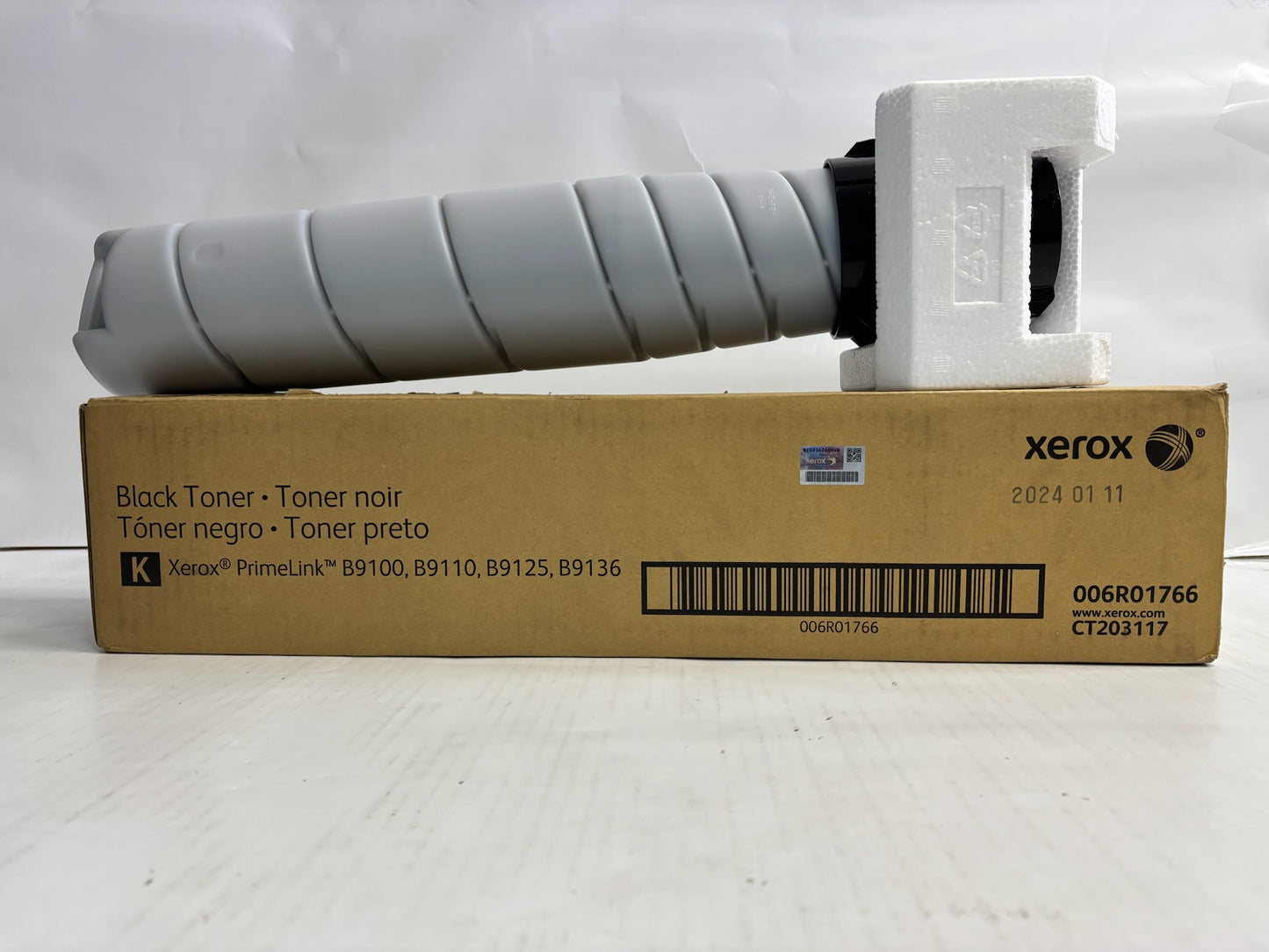 New Open OEM Xerox PrimeLink B9100,B9110,B9125,B9136 Black Toner 006R01766