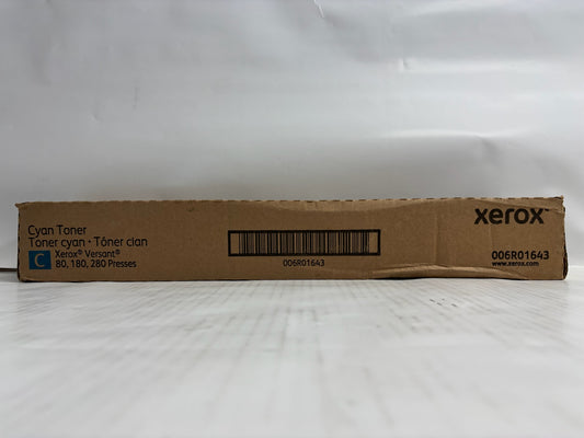 New Genuine Xerox Versant Presses 80,180,280 Cyan Toner 006R01643 Same Day Ship