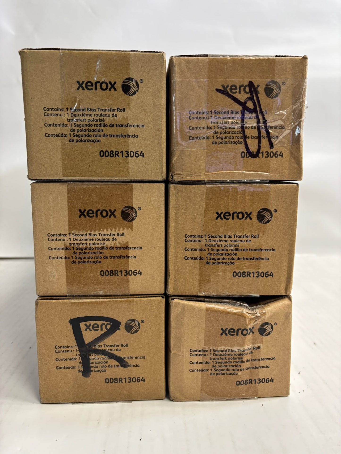 6 Genuine Xerox AltaLink C8030,EC8036, Second Bias Transfer Roller 008R13064