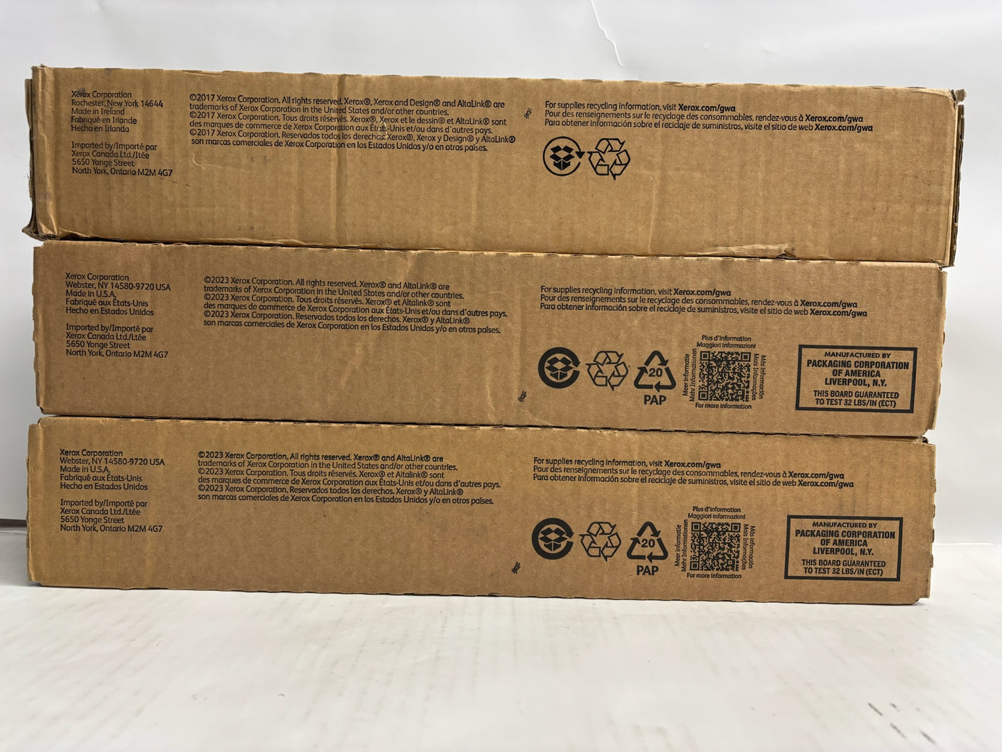 3 New Genuine Xerox AltaLink C8030,C8035,C8045 Black Toners 006R01697