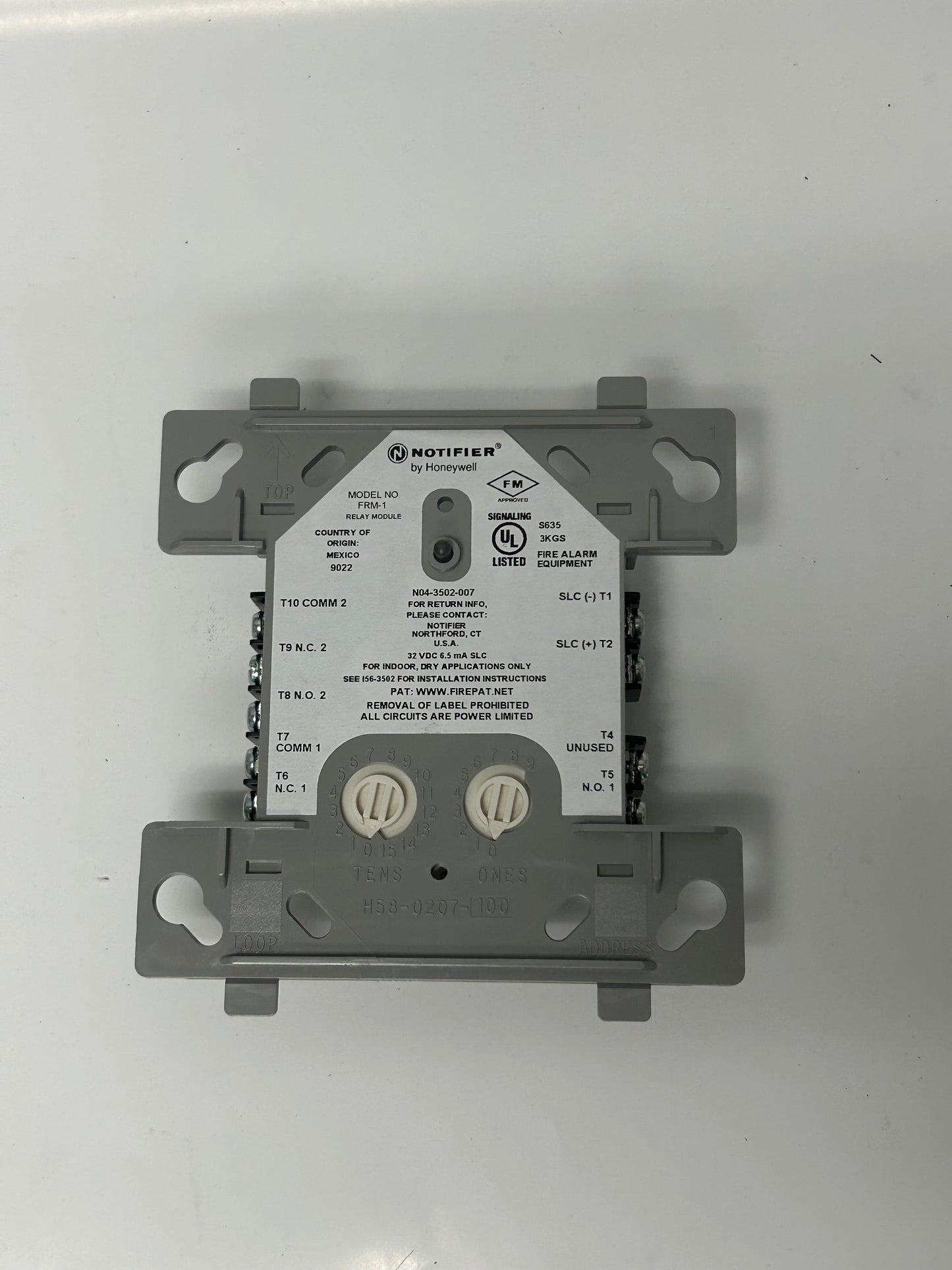 Notifier by Honeywell FRM-1 Addressable Relay Module