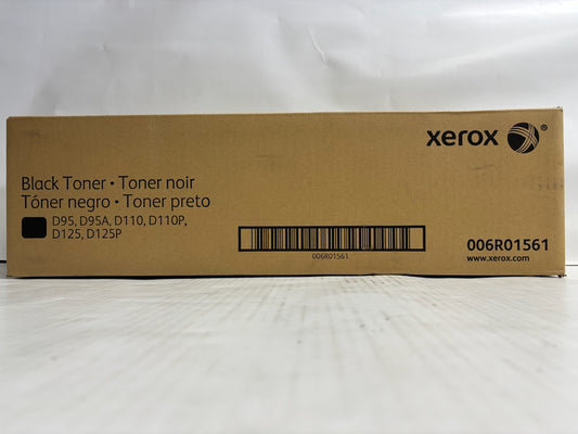 New Genuine Xerox D110,D125,D95,ED125, Black Toner Cartridge 006R01561