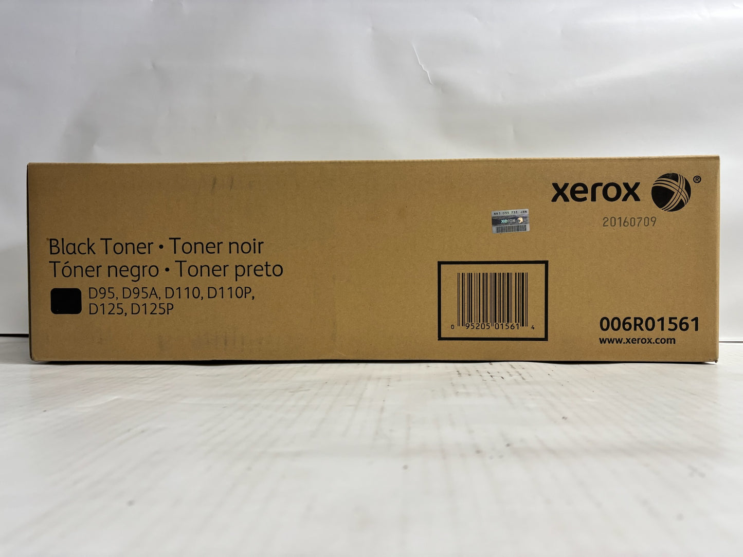 New Genuine Xerox D110,D125,D95,ED125, Black Toner Cartridge 006R01561