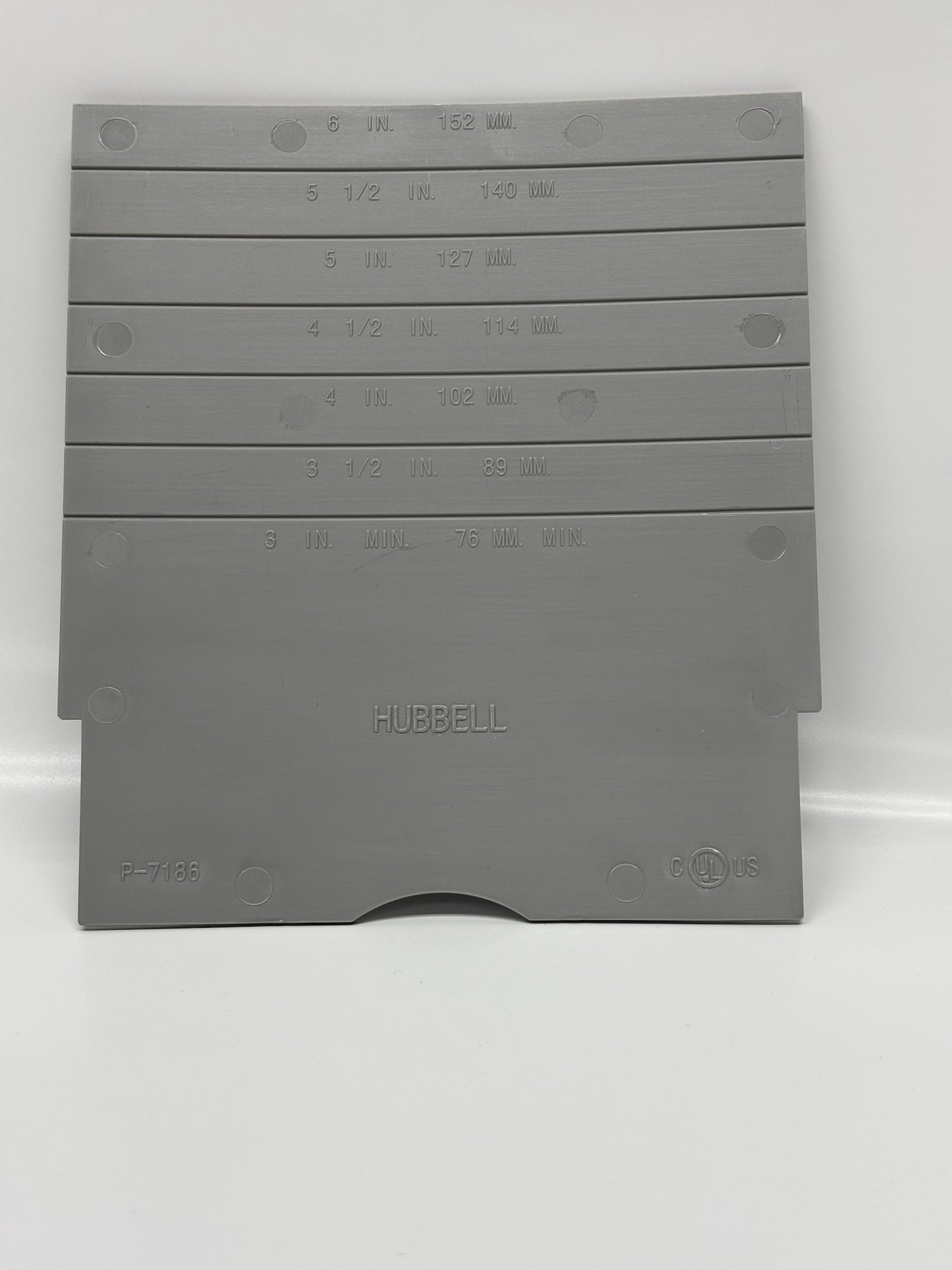 5 PK Hubbell S1DIV1: Gray Side-by-Side Divider for SystemOne Floor Boxes