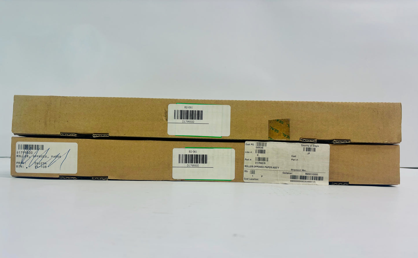 2 Genuine Ricoh Pro 8100EX, 8100S Opposed Paper Roller D179500, D1796078