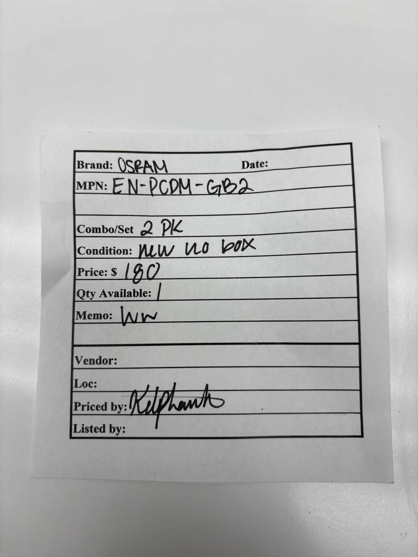 OSRAM EN-PCDM-GB2 Phase Cut Dimming Module – 120–277V, 3.8A, 2-Pack