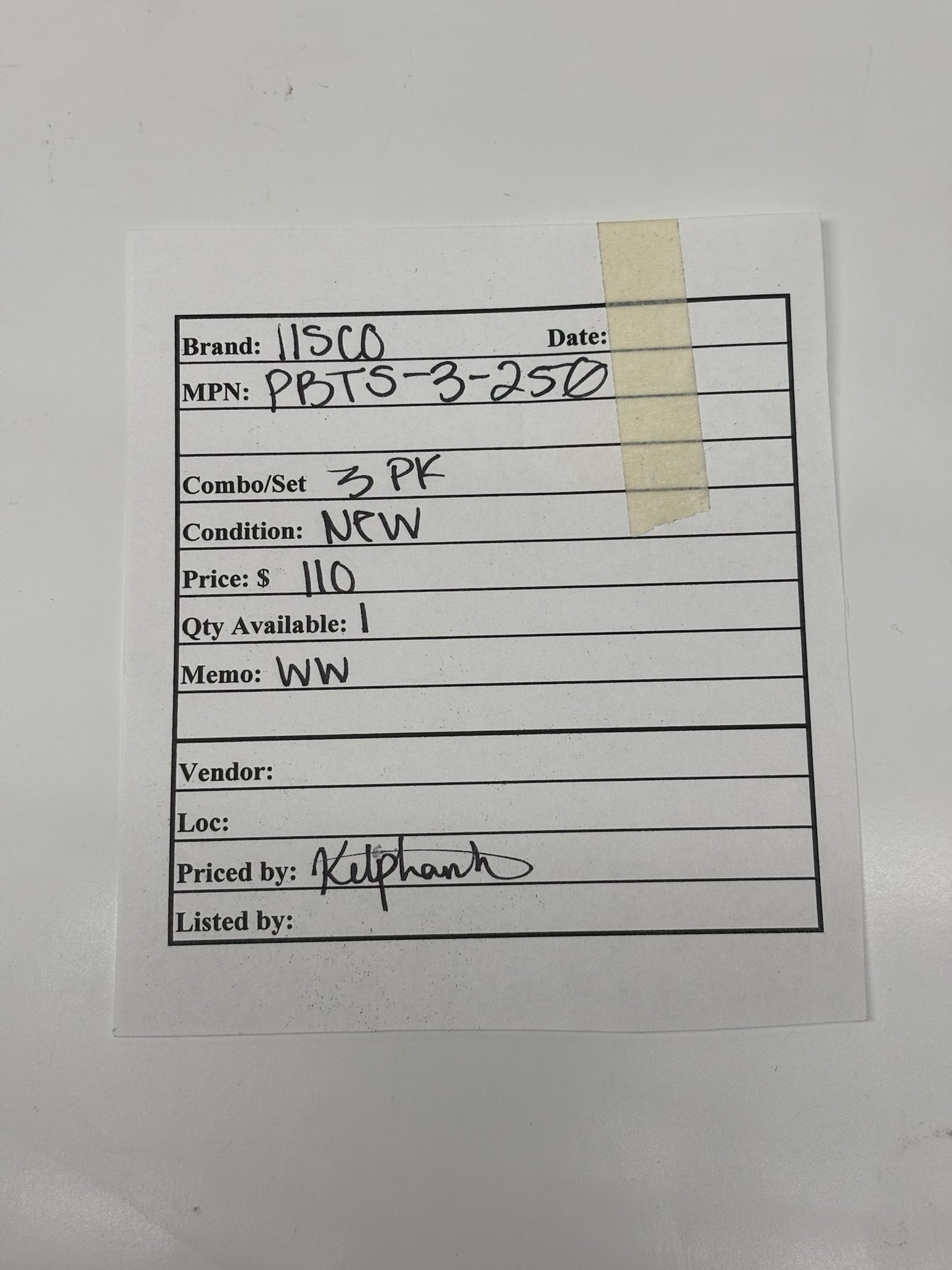 Ilsco PBTS-3-250 Multi-Tap Connector – 3-Port, 250 kcmil, 600V, 3-Pack